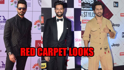 Make People Stare With These Red Carpet Looks From Shahid Kapoor, Vicky Kaushal, And Varun Dhawan