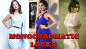 Monochromatic Looks Of Hina Khan, Karishma Tanna And Krystle D’Souza