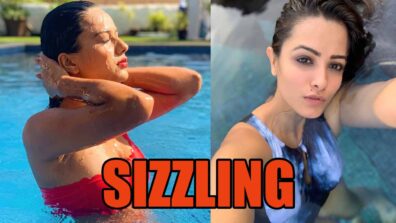 Naagin stars Nia Sharma And Anita Hassanandani Looked Sizzling In Water-Baby Avatar