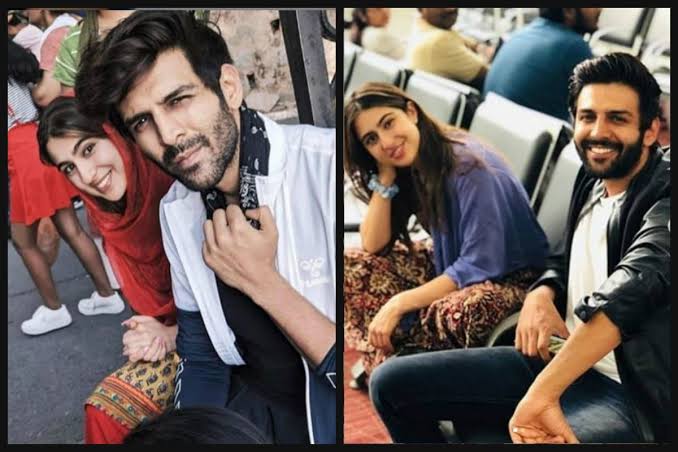 Pick up your favourite candid moments of Kartik Aaryan and Sara Ali Khan - 1