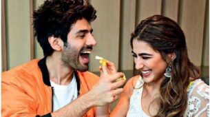 Pick up your favourite candid moments of Kartik Aaryan and Sara Ali Khan