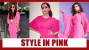 Pink Glow: Glowing Pink Styles To Copy From Tara Sutaria, Sonam Kapoor and Deepika Padukone