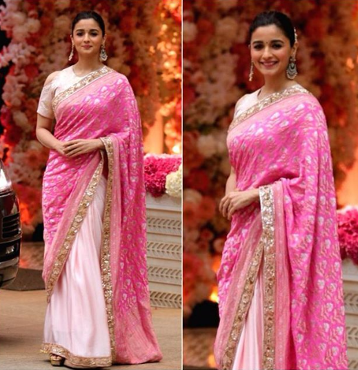 PRETTY IN PINK: Alia Bhatt, Janhvi Kapoor And Kriti Sanon Are Glowing In These PINK Outfits - 0