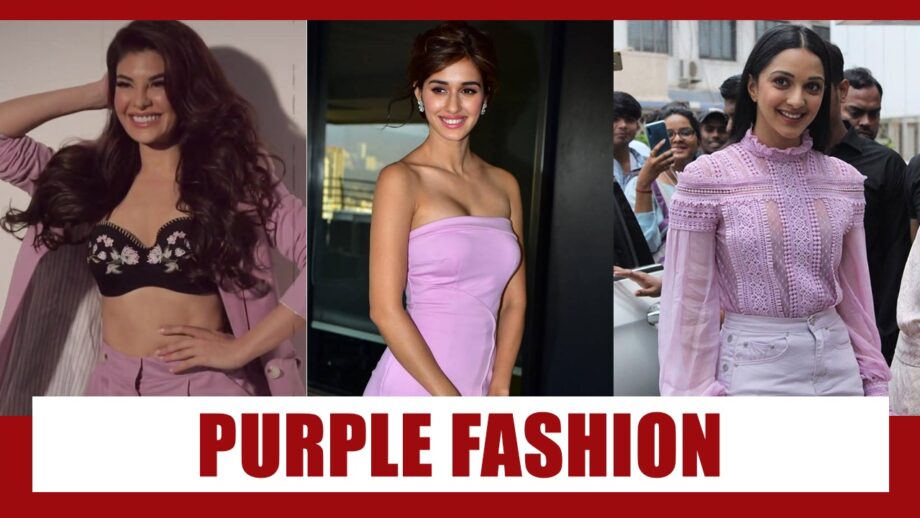 Purple Fashion: Slay your purple outfits like Jacqueline Fernandez, Disha Patani and Kiara Advani 3