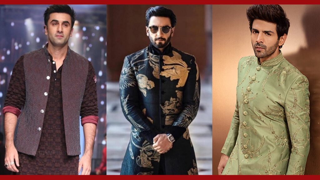 Ranbir Kapoor, Ranveer Singh, Kartik Aaryan: Who Wore Ethnic Outfit Better? 3