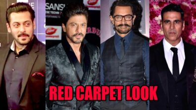 Salman Khan, Shah Rukh Khan, Aamir Khan & Akshay Kumar: Stars & their ultimate red carpet looks