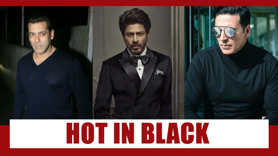 Salman Khan, Shah Rukh Khan, Akshay Kumar: Hot Black Looks Will Make You Buy One, See Pics!!