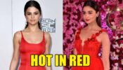 Selena Gomez or Alia Bhatt: Who looks HOT in red gown?