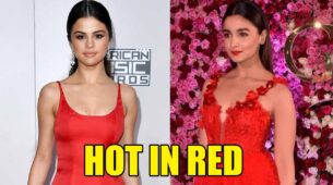 Selena Gomez or Alia Bhatt: Who looks HOT in red gown?