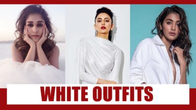 Shiny Whites: Tollywood  Queens Nayanthara, Rakul Preet Singh and Pooja Hegde Ruling Our Hearts With This White Outfits