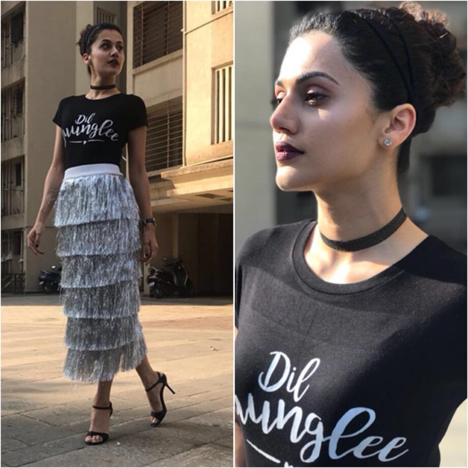 Slaying In Shimmer: Kriti Sanon, Shraddha Kapoor And Taapsee Pannu’s Wardrobe For Your Outfit Inspo - 4