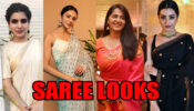Sparkling Saree Looks To Steal From Samantha Akkineni, Rakul Preet Singh, Anushka Shetty, and Trisha Krishnan