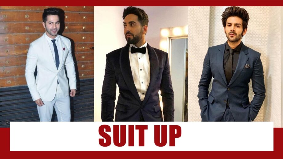 Suit Up: Style Your Suit Like Varun Dhawan, Ayushmann Khurrana and Kartik Aaryan 3