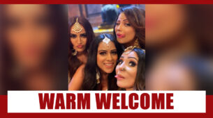 Surbhi Jyoti, Nia Sharma and Adaa Kha give Hina Khan a warm welcome to Naagvansh