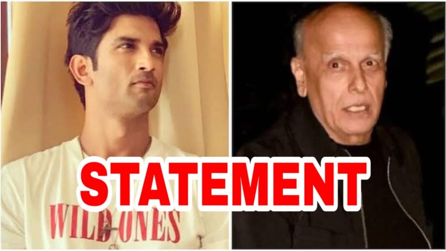 Sushant Singh Rajput was never offered Sadak 2 - Mahesh Bhatt after recording his statement with Mumbai Police