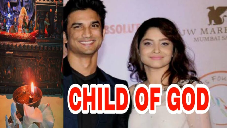 Sushant Singh Rajput's ex girlfriend Ankita Lokhande shares divine picture of diya, writes 'child of God'