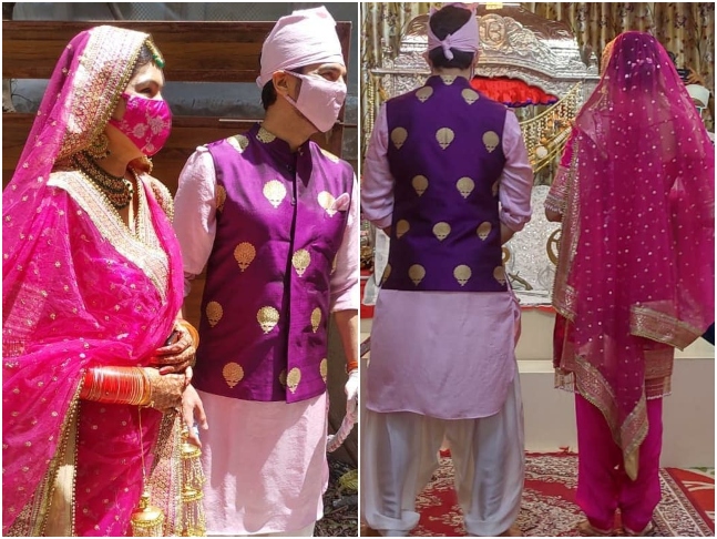 Take A Lockdown Wedding Style Inspiration From Manish Raisinghan and Sangeita Chauhaan - 4