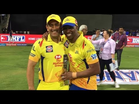 Take A Look At MS Dhoni And Dwayne Bravo Friendship Moments Together - 3