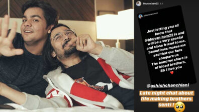 “The bond we share is of blood brothers, Bb I love you”, Ashish Chanchlani posts heartwarming message for Bhuvan Bam