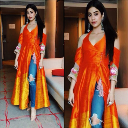 These Pictures Of Anushka Sharma, Kareena Kapoor, Janhvi Kapoor, And Priyanka Chopra Are Truly Giving Us Indo-Western Fashion Goals - 2