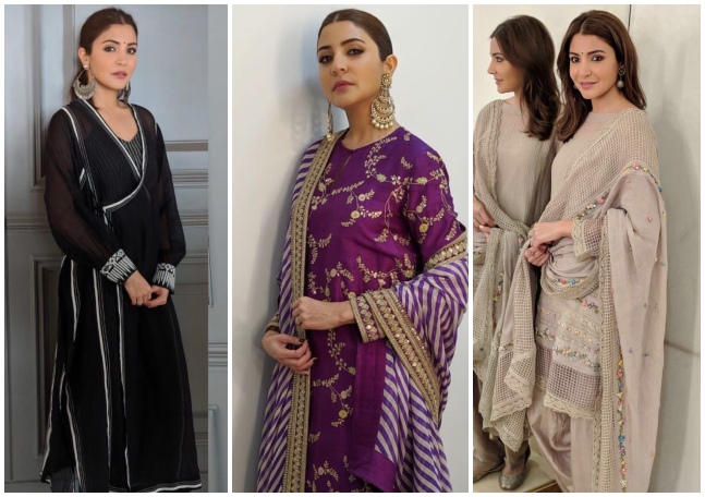 Times Jacqueline Fernandez, Janhvi Kapoor, and Anushka Sharma Inspired Us With Their Traditional Fashion Quotient - 4