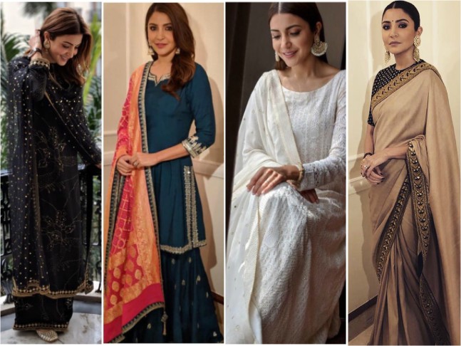 Times Jacqueline Fernandez, Janhvi Kapoor, and Anushka Sharma Inspired Us With Their Traditional Fashion Quotient - 5