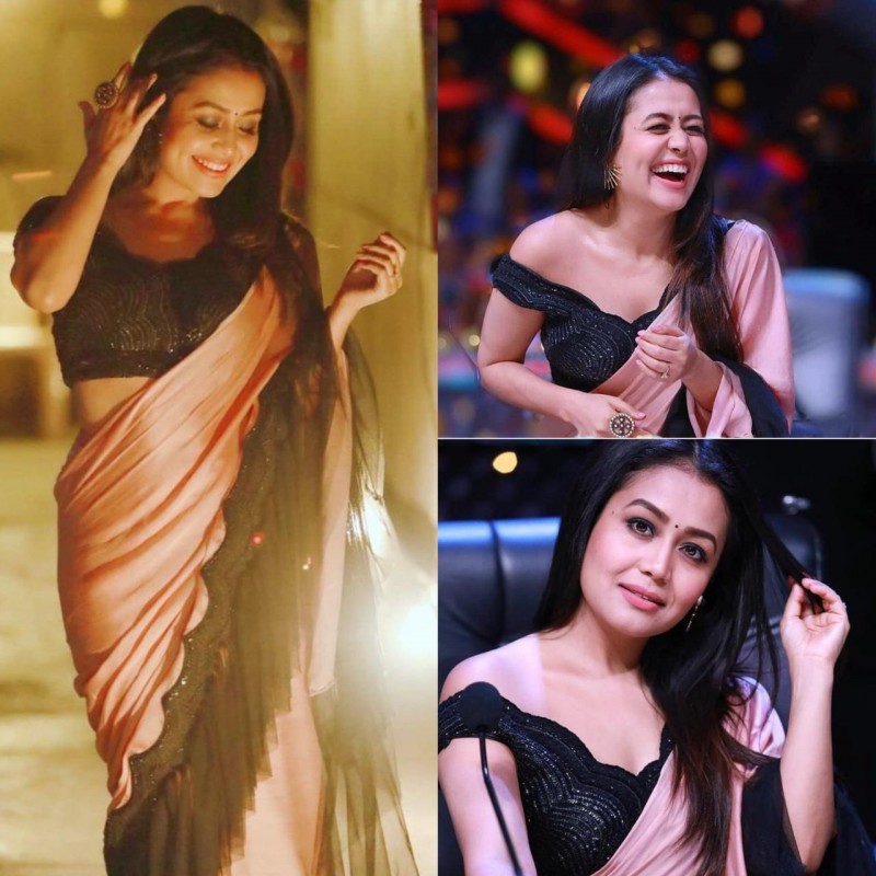 Times When Neeti Mohan, Dhvani Bhanushali and Neha Kakkar Slayed The Saree Look To Perfection 2