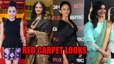 Trisha Krishnan, Anushka Shetty, Rakul Preet Singh, and Samantha Akkineni’s red carpet looks will inspire you