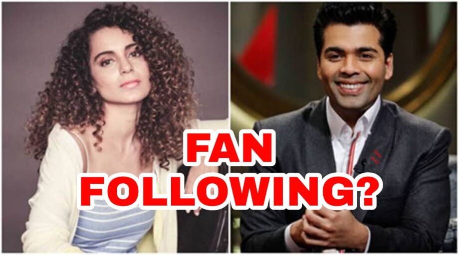 Twitter Battle: Kangana Ranaut VS Karan Johar: Who Has More FAN Following?