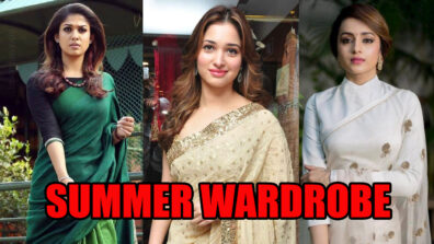 Upgrade Wardrobe: Nayanthara, Tamannah Bhatia And Trisha Krishnan’s Different Saree Colours For Your Summer Wardrobe!