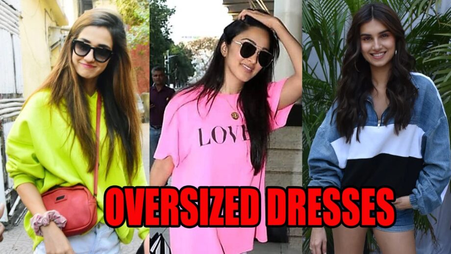 Want to look cool in oversized dresses? Learn from Disha Patani, Kiara Advani & Tara Sutaria