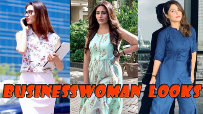 Want to look like a businesswoman? Follow style from Erica Fernandes, Surbhi Chandna and Hina Khan