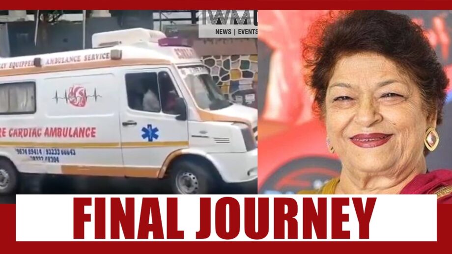 Watch Video: Final journey of Saroj Khan