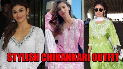 We Can’t Get Over Mouni Roy’s Stylish And Chic Chikankari Outfit Looks