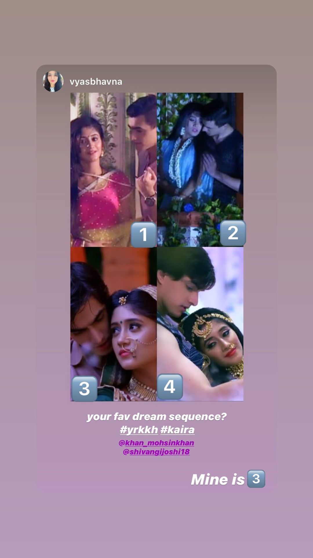 Yeh Rishta Kya Kehlata Hai actor Mohsin Khan and Shivangi Joshi reveal their favourite 'Kartik-Naira' dream sequence 1