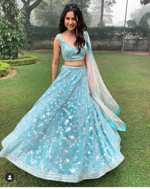 4 Sarees & Lehenga Looks Of Rakul Preet Singh To Inspire Your Ethnic Wardrobe 1