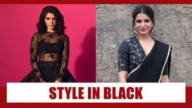 4 stylish ways to wear black like Samantha Akkineni