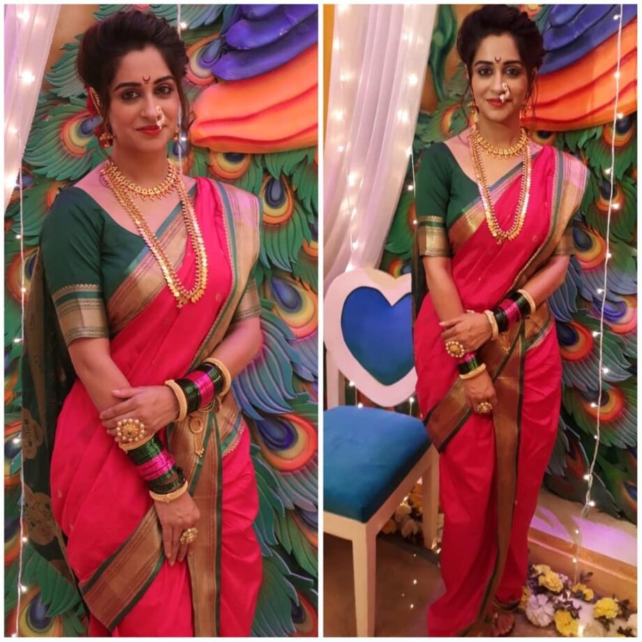 4 Ways To Rock Nauvari Saree At A Wedding Just Like Jennifer Winget, Drashti Dhami And Dipika Kakar - 1