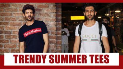 5 Trendy Summer Tees From Kartik Aaryan’s Wardrobe For Men Who Like To Keep It Simple