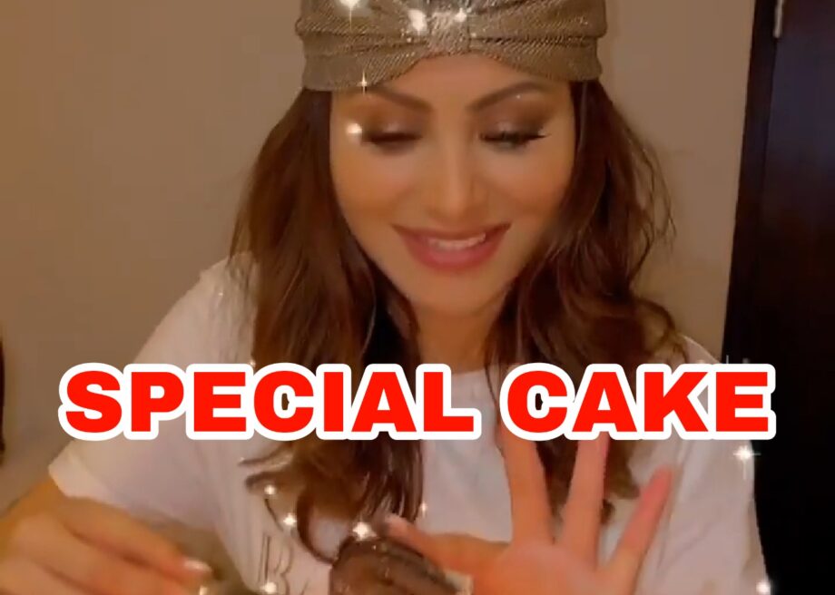 Urvashi Rautela cuts a special cake on completing a new milestone, find out what