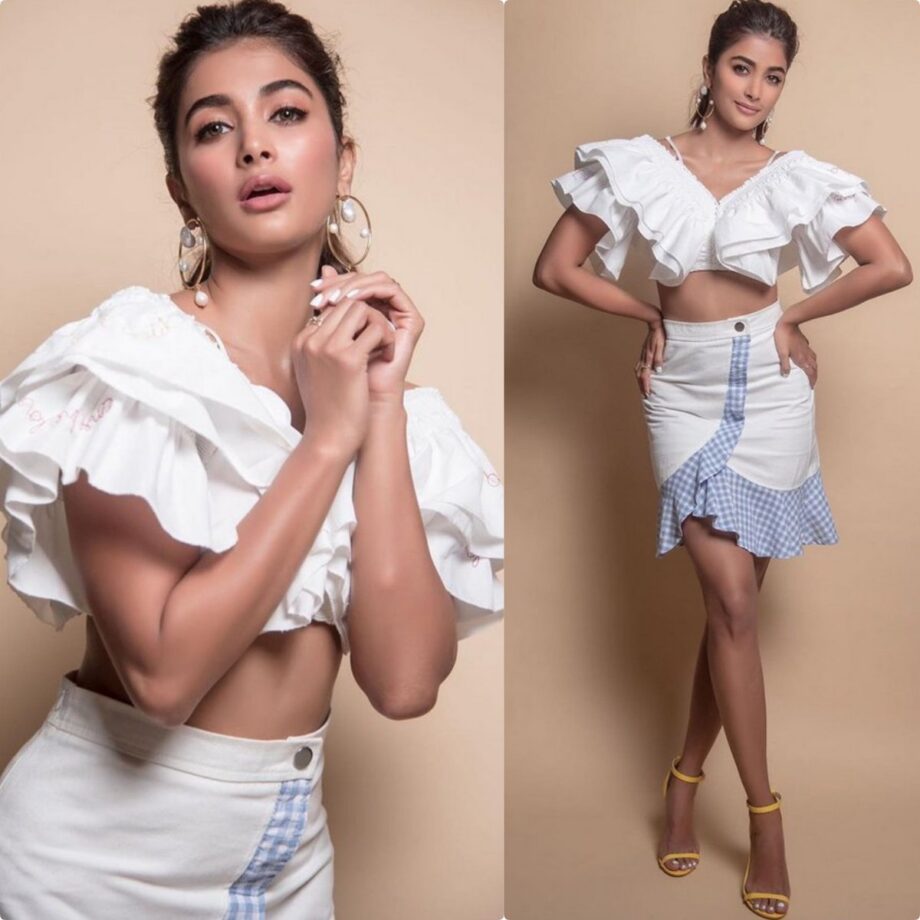 Add White Color To Your Summer Wardrobe Like Pooja Hegde - 3