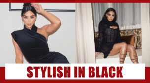 Addicted To Black? Take Notes From Kim Kardashian’s Stylish Black Outfits