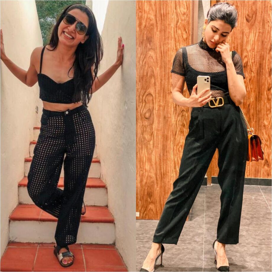 Addicted To Black? Take Notes From Pooja Hegde, Samantha Akkineni And Rakul Preet Singh’s Stylish Black Outfits - 3