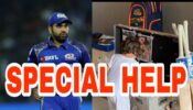 ADORABLE: Rohit Sharma gets help in packing from a special person ahead of IPL, find out who