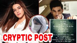 After Rhea Chakraborty’s grilling at ED, Kriti Sanon shares a cryptic post about ‘truth’ on social media
