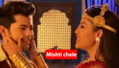Aladdin fun: Debina Bonnerjee calls Siddharth Nigam ‘Mishti chele’, squeezes his cheeks