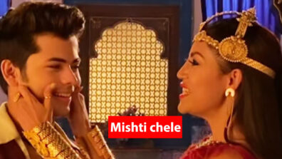 Aladdin fun: Debina Bonnerjee calls Siddharth Nigam ‘Mishti chele’, squeezes his cheeks