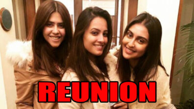 Anita Hassanandani, Ekta Kapoor and Krystle D’souza’s reunion