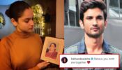 Ankita Lokhande holds Sushant Singh Rajput’s mother’s pic, writes ‘believe you both are together’