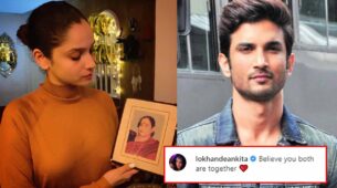 Ankita Lokhande holds Sushant Singh Rajput’s mother’s pic, writes ‘believe you both are together’